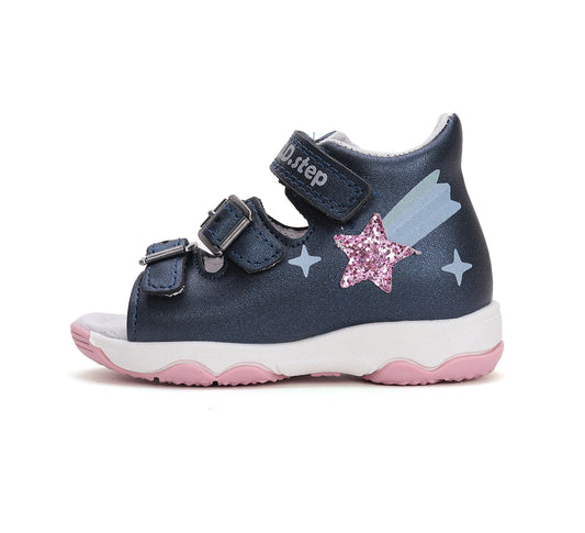 Kinder-Sandale, ergonomisch, Leder-Sandale