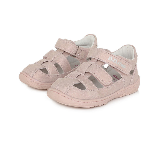 Kinder-Sandale, ergonomisch, Leder-Sandale, Barfuß